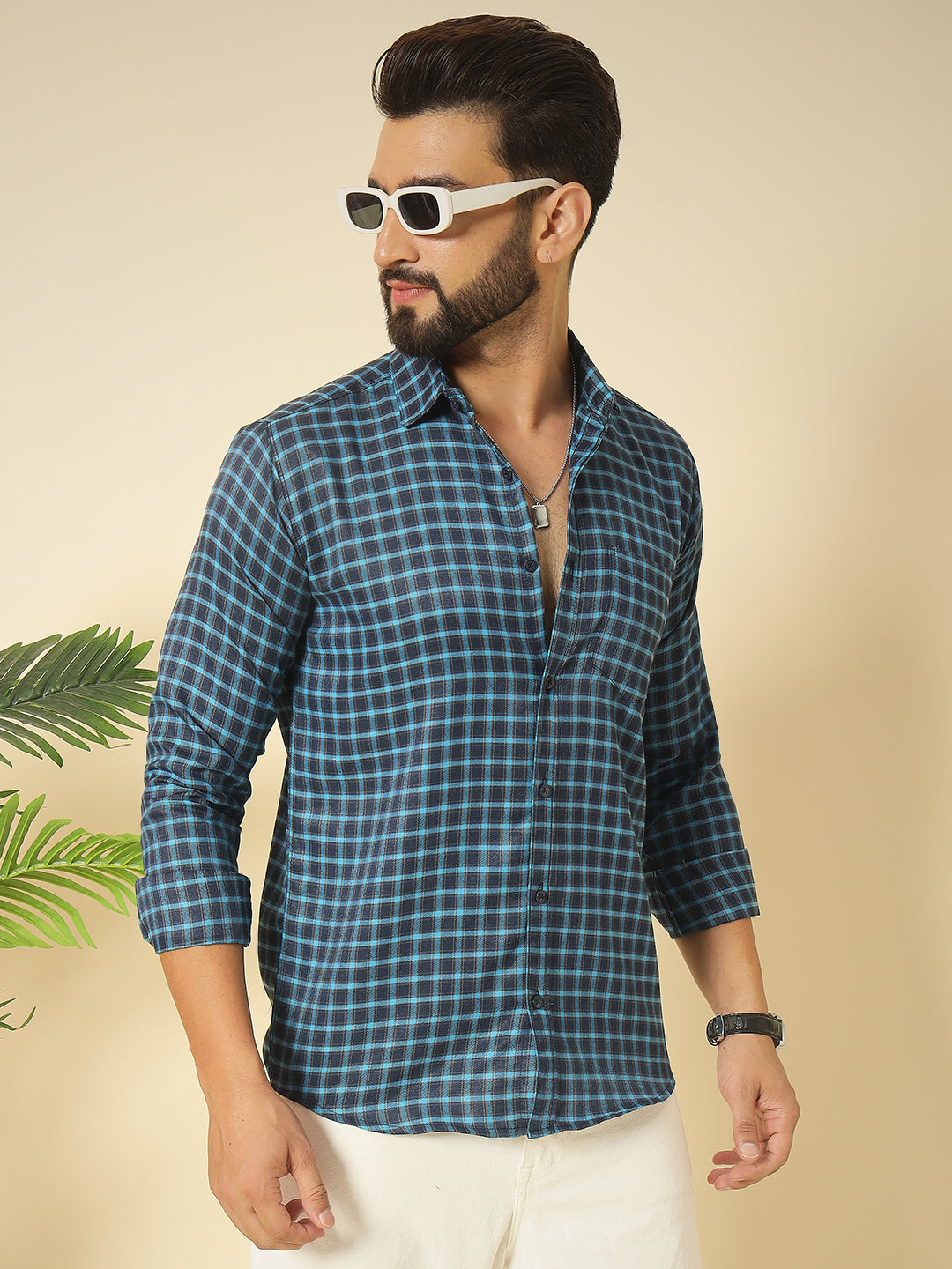 BLACK AND SB CHECK SHIRT