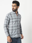 Switch GREY BLACK SQCHECK SHIRT 3 image