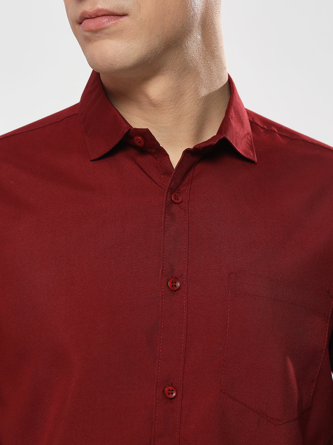 PLAIN MAROON SHIRT