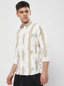 Switch BEIGE COLOR PRINTED SHIRT-A03 2 image