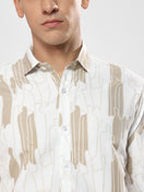 Switch BEIGE COLOR PRINTED SHIRT-A03 4 image