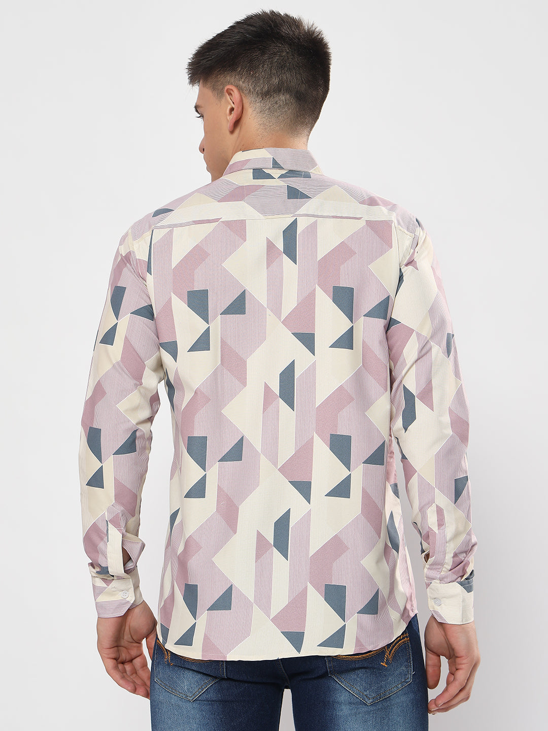 Abstract Full Sleeves Shirt-yf-c03