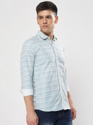 Switch SEMI FORMAL LIGHT BLUE PRINTED SHIRT 3 image