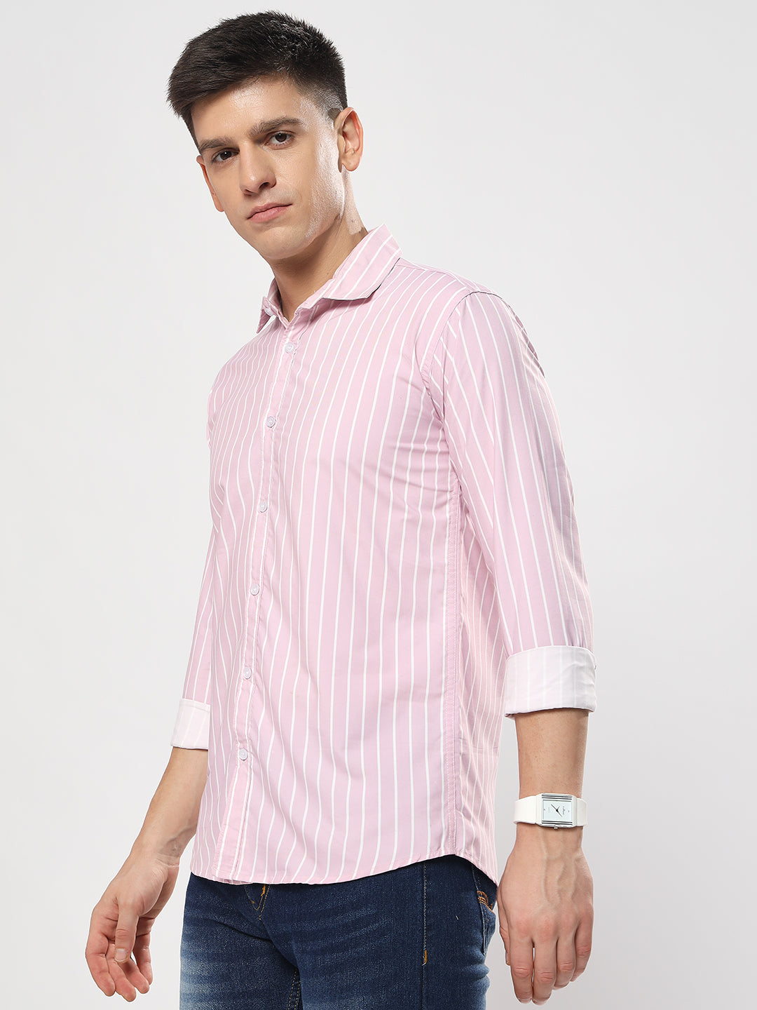 PINK LINE SHIRT