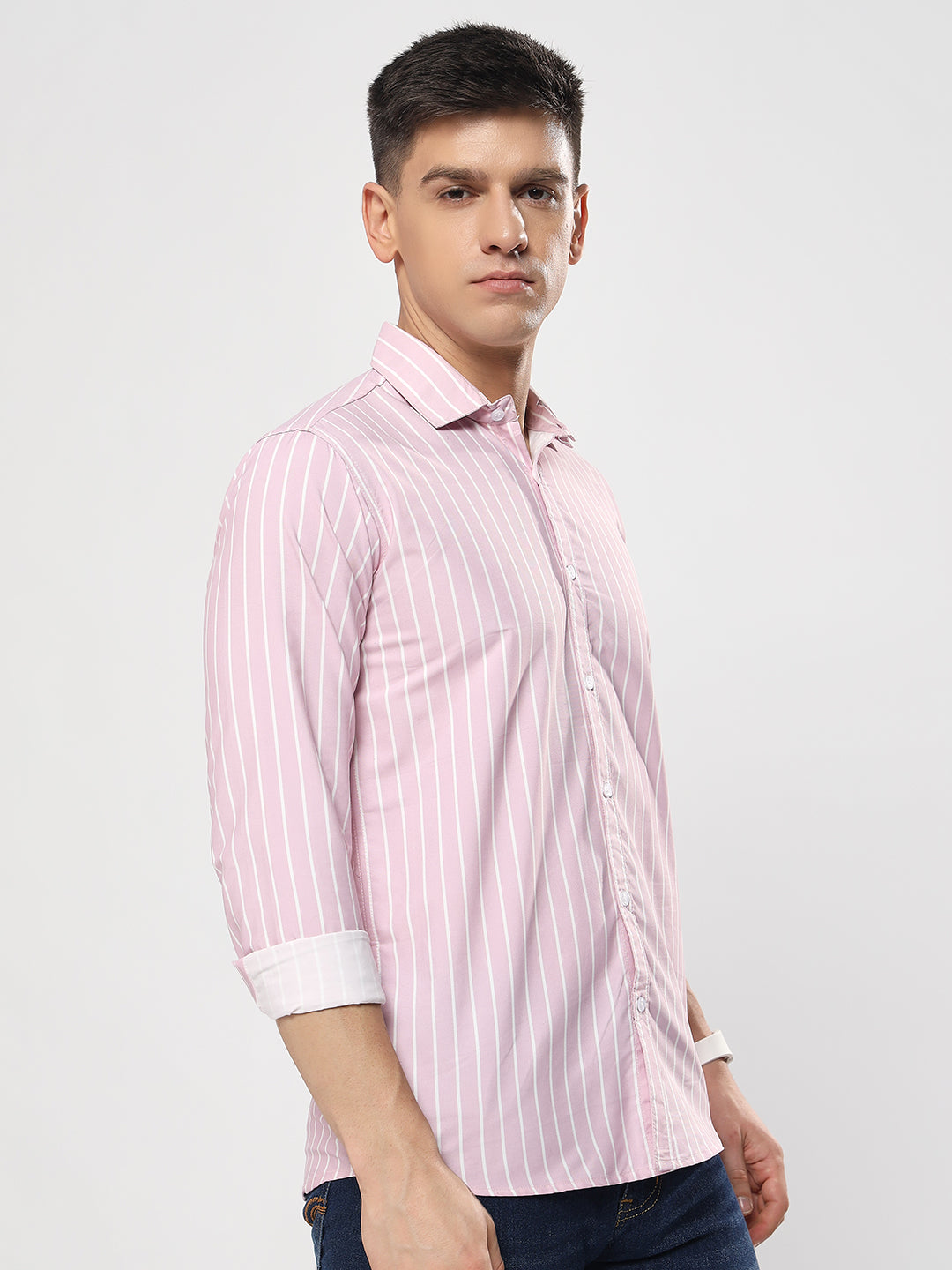 PINK LINE SHIRT