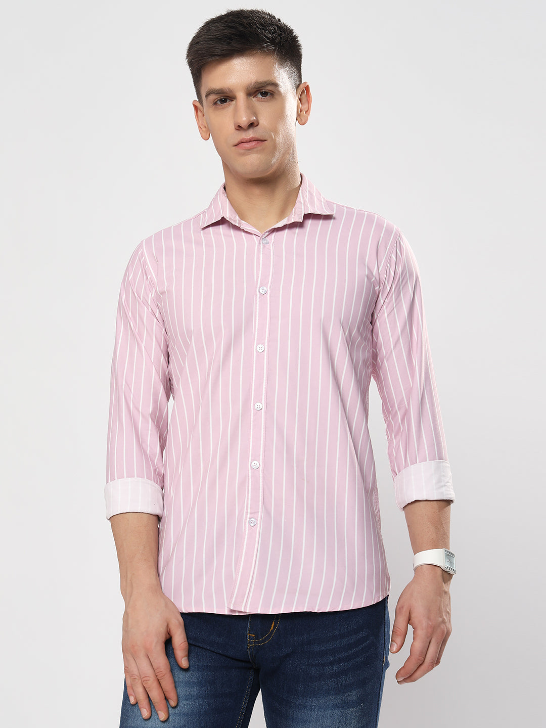 PINK LINE SHIRT