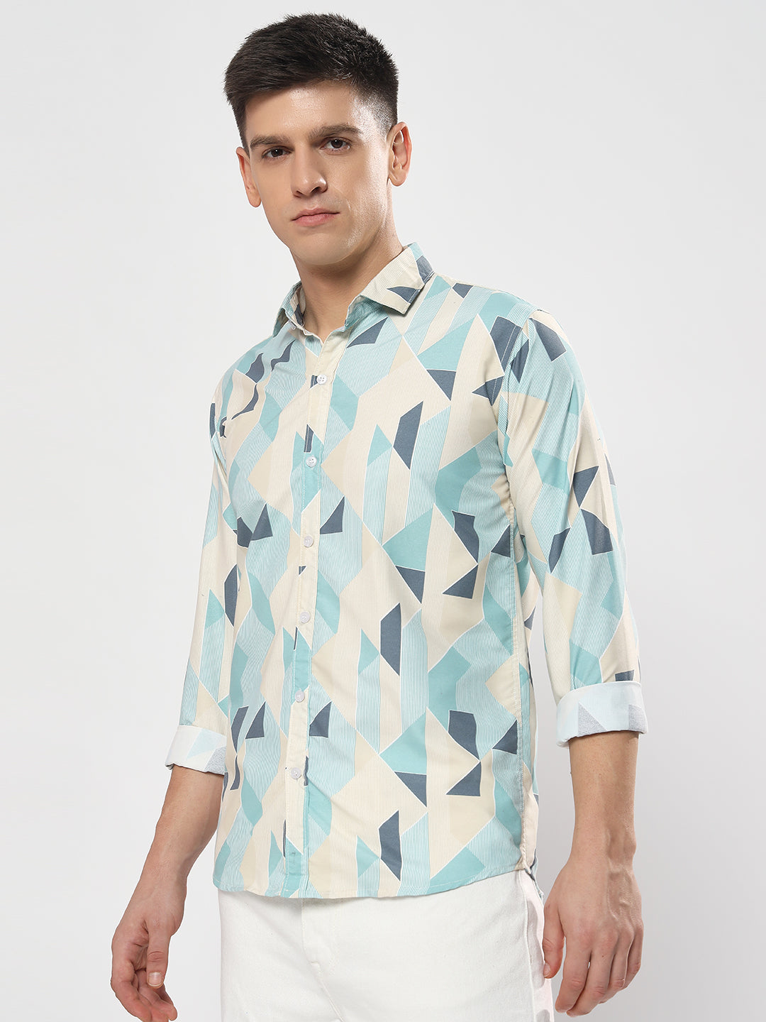 LIGHT COLOR PRINTED  SHIRT-YFC01