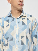 Switch BLUE PRINTED SHIRT- C02 2 image