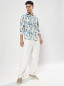 Switch BLUE PRINTED SHIRT- C02 3 image