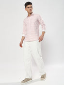 Switch SEMI FORMAL LIGHT PINK PRINTED SHIRT 4 image