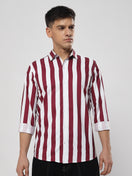 Switch MAROON PATTA SHIRT 2 image