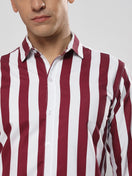 Switch MAROON PATTA SHIRT 3 image