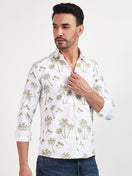 Switch WHITE SHIRT WITH SAND COLOR TREE PRINT 2 image