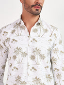 Switch WHITE SHIRT WITH SAND COLOR TREE PRINT 3 image