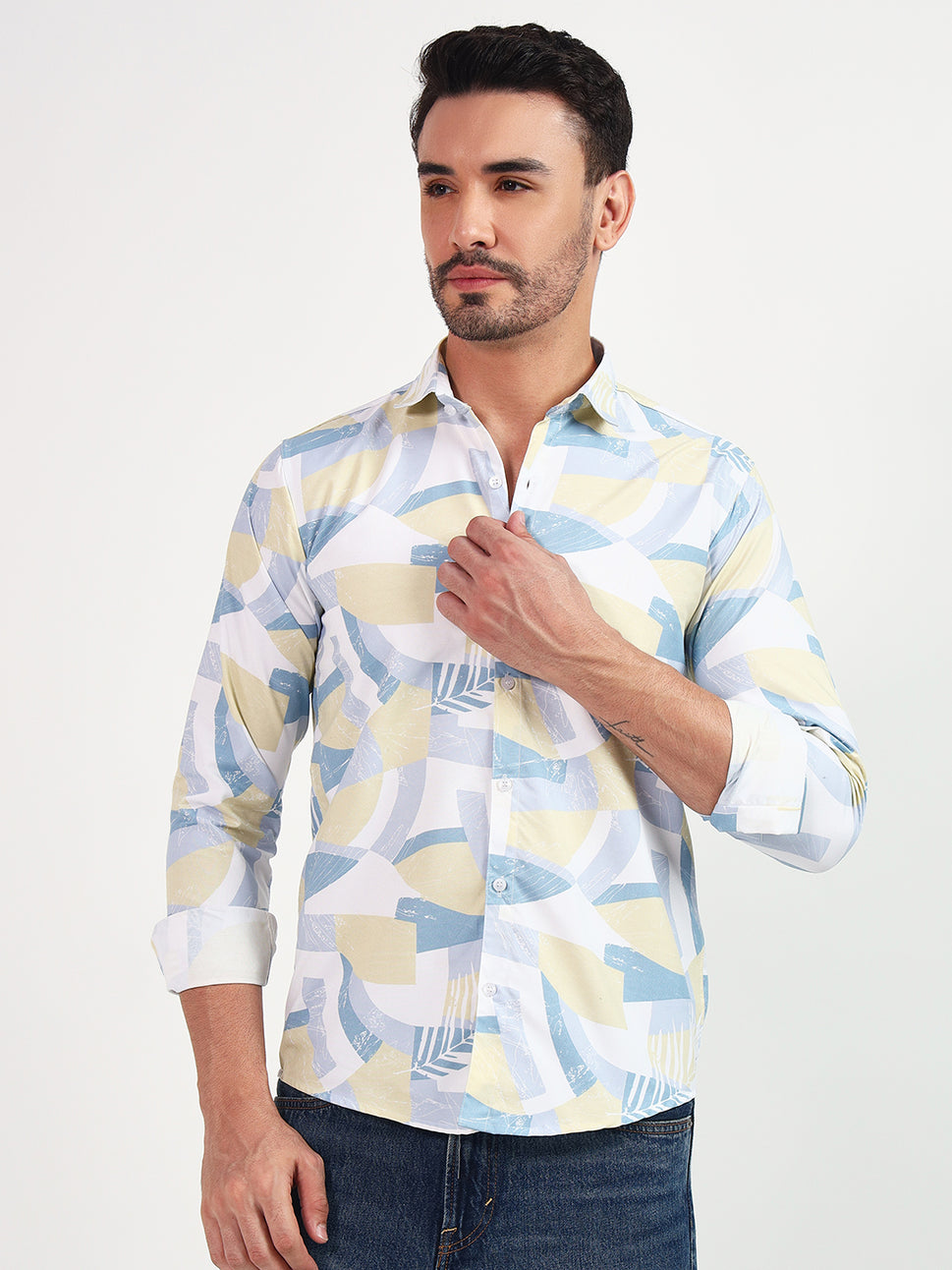 LIGHT COLOR PRINTED SHIRT