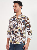 Switch SPREAD COLLAR PRINTED CASUAL SHIRT 2 image