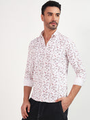 Switch PRINTED FULL SLEEVES WHITE SHIRT 3 image