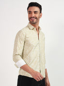 Switch BEIGE COLOR PRINTED SHIRT 3 image