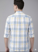 Switch Men’s Stylish Full-Sleeve Checked Casual Shirt 3 image