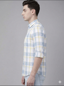 Switch Men’s Stylish Full-Sleeve Checked Casual Shirt 2 image